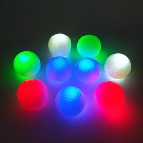 Led Golf Ball Cheap Custom Logo High Bounce Night Light Up