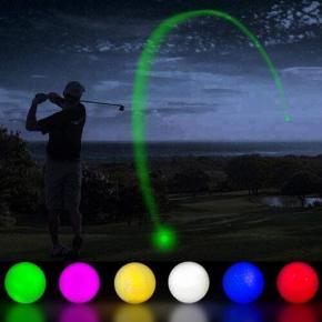 Lighting Led Golf Balls Glow Dark Night Glowing Customized Logo